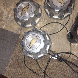 3 Chevy 8 lug center caps