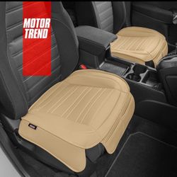 Motor Trend Universal Car Front Seat Cushions, 2-Pack ( Carnal Color)