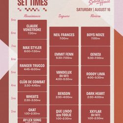 Splash House Weekend 2 GA Wristband