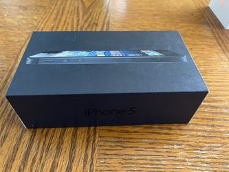 BOX ONLY for iPhone 5 Black 16 GB - $7