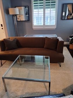 Two Beauties Glass Tables Center And A Front Entre Table