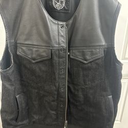 4x/5x Espinoza Leather Vest 