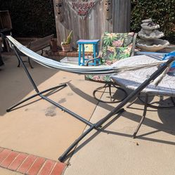 Free hammock frame (cloth needs to be replaced)