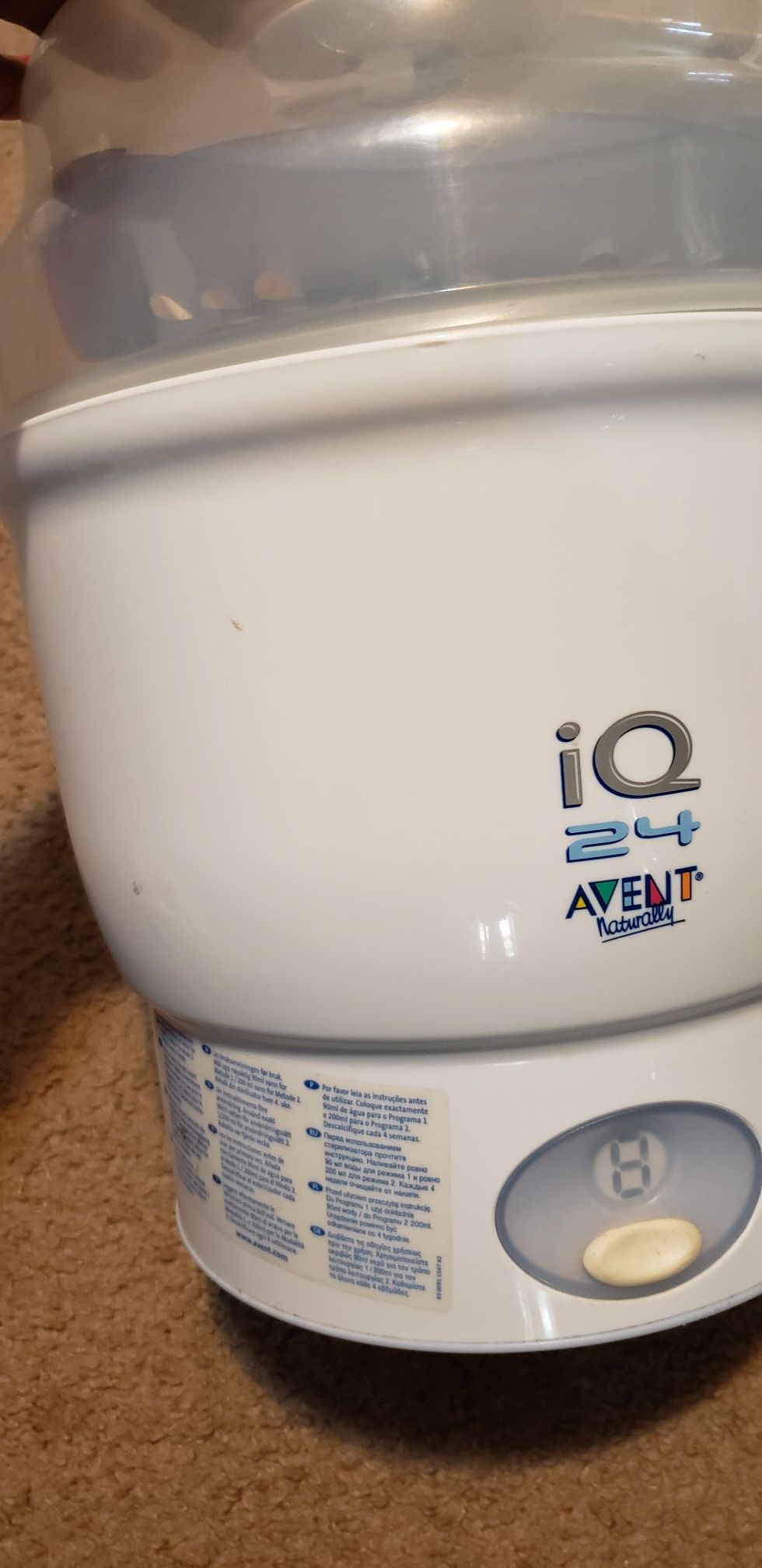 Philip's electric bottle steamer