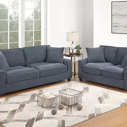 2-Piece Sofa Set
2 Seat Sofa & Loveseat color gray         juego de sofas nuevos en caja Entregamos a domicilio