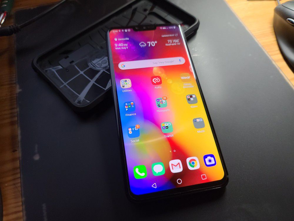 LG V40 ThinQ AT&T 64GB Smart Cell Phone