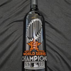2017 ASTROS CHAMPIONSHIP WINE BOTTLE