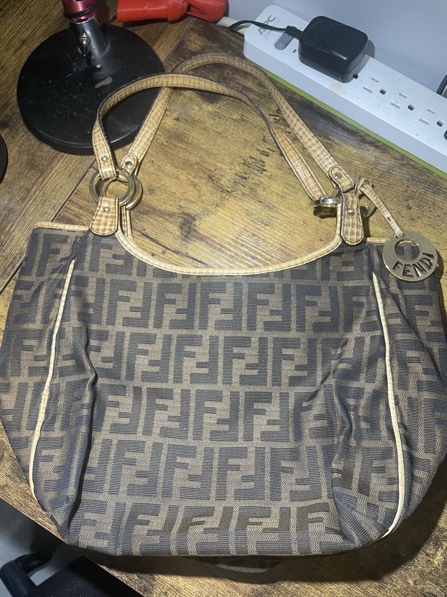 Vintage Fendi Zucca Chef Shoulder Bag