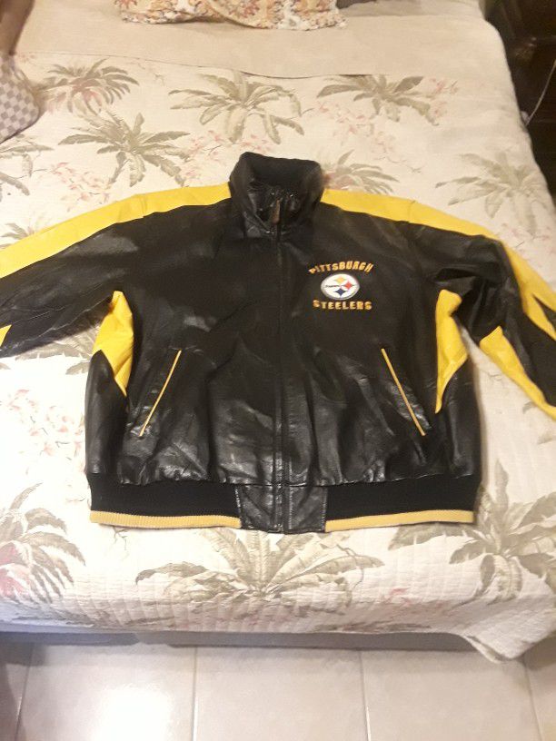 Pittsburgh  Steelers  Leather Jacket 