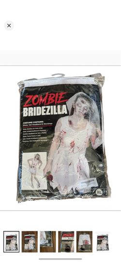 Zombie Bridezilla Halloween adult Costume size XL youth