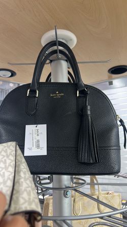 Kate Spade New York Black Leather Satchel