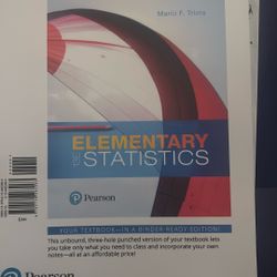 Elementary Statistics 