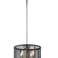Kichler Titus 4-Light Polished Nickel Modern/Contemporary Drum Hanging Multi-light