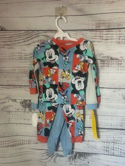 NWT set of 2 Disney Mickey Mouse Pajama Sets size 2t