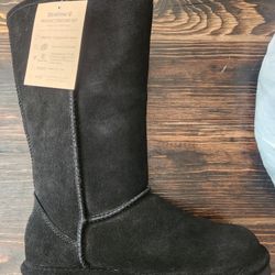 Bearpaw Size 7 Elle Tall Black Boots 