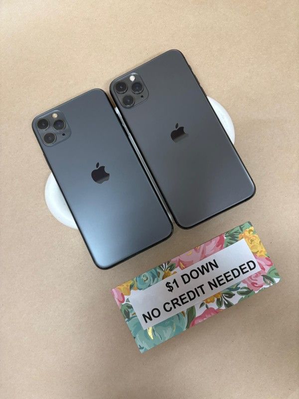 Apple IPhone 11 Pro Max - Only $1 Today Pay The Rest Later! 