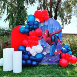 Spider-Man Birthday Party Set Up