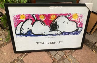 2002 Tom Everthart snoopy ‘no way out ‘ 24X36