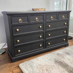 Huge Black Dresser 