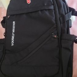 Black backpack