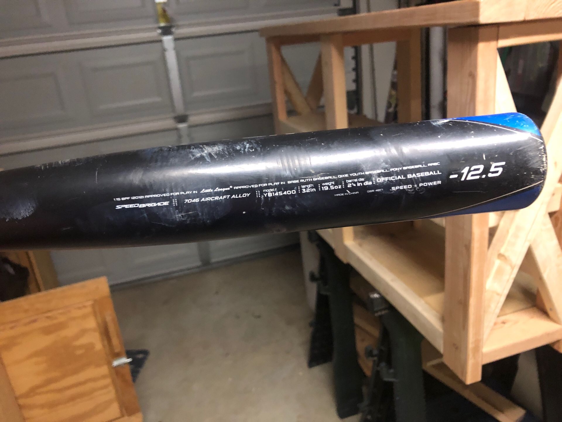 Easton youth baseball bat -12.5