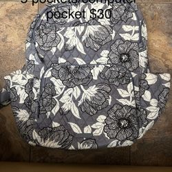 Vera Bradley Book Bag 