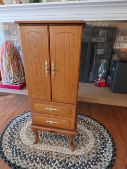 Jewelry Armoire with mirror