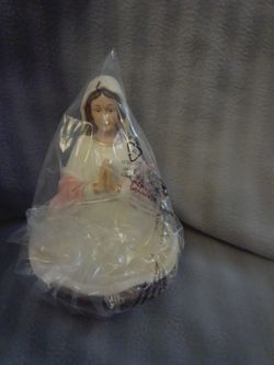 6in Virgin Mary  Rosary Holder