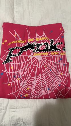 PINK SPIDER HOODIE