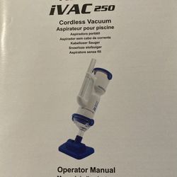 IVAC 250 Pool Vacuum 