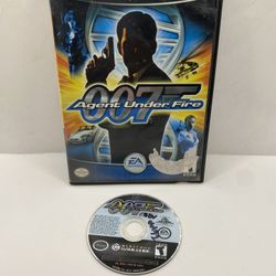 007 Agent Under Fire Nintendo GameCube Black Label James Bond No Manual