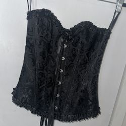 Size Medium- Women’s Black Corset