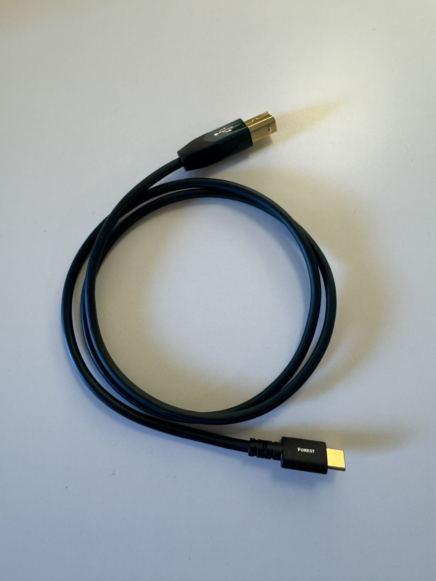 Audio Quest Forest USB B to USB C Cable 0.75m