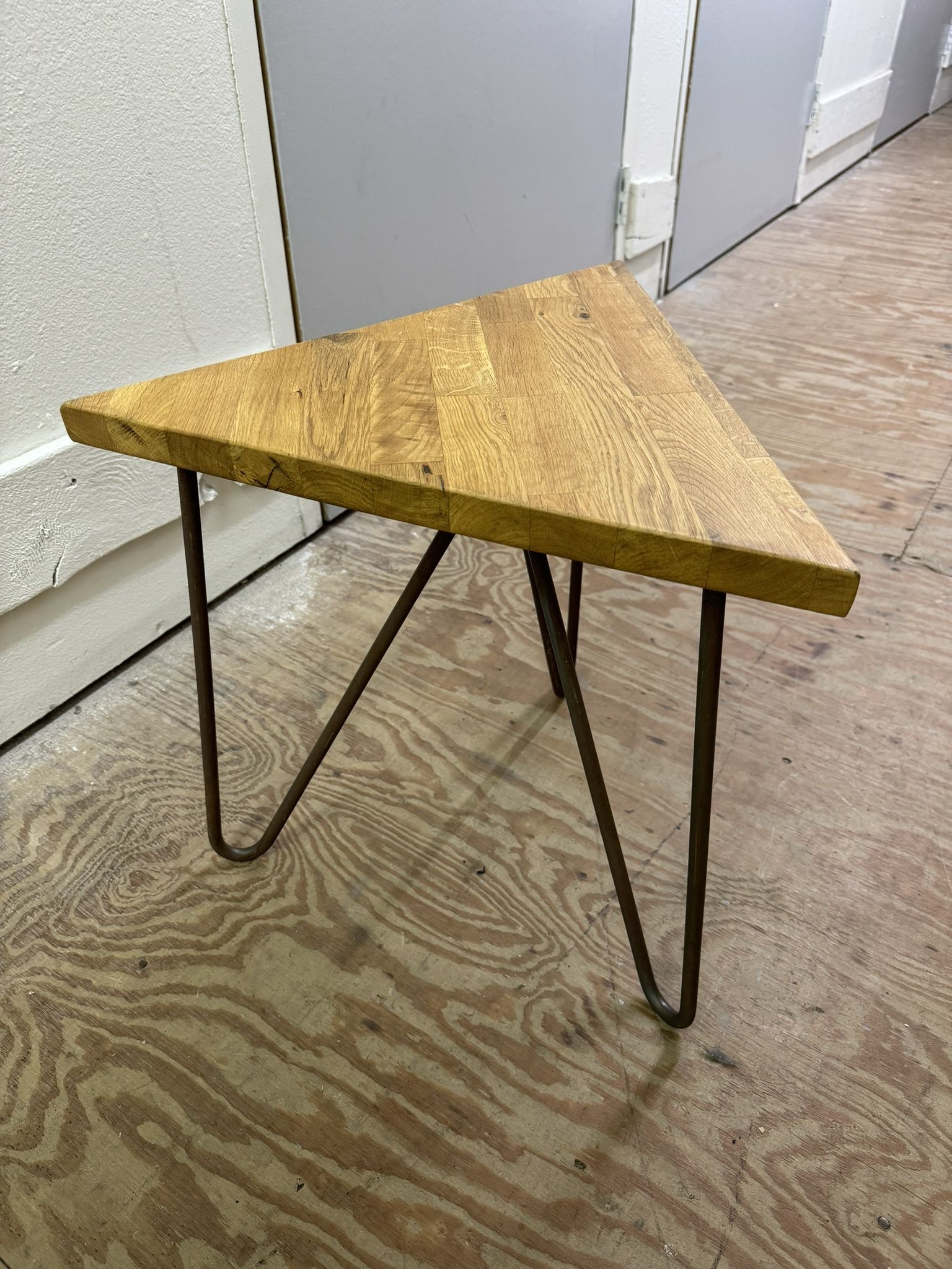 Butcher Block Side Tables X2