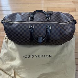 Louis Vuitton Keepall Bandouliere Damier 55 Lightly Used 