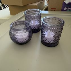 Purple Tea Lights 