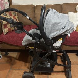 Stroller Car Seat And Base With Bassinet 
