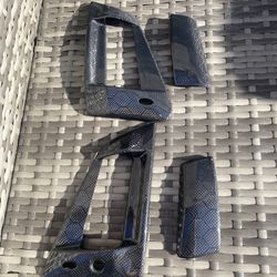 370z Carbon Fiber Honeycomb Door Handles 