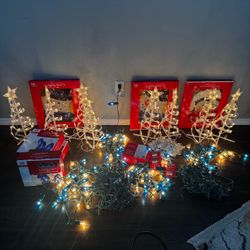 christmas lights bundle yard decor