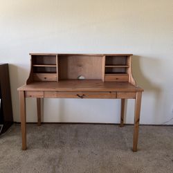 Desk: wood