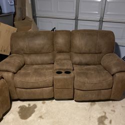 Set Of Couch/recliners