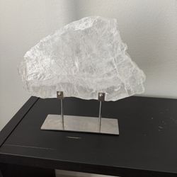 Selenite Rock On Stand 