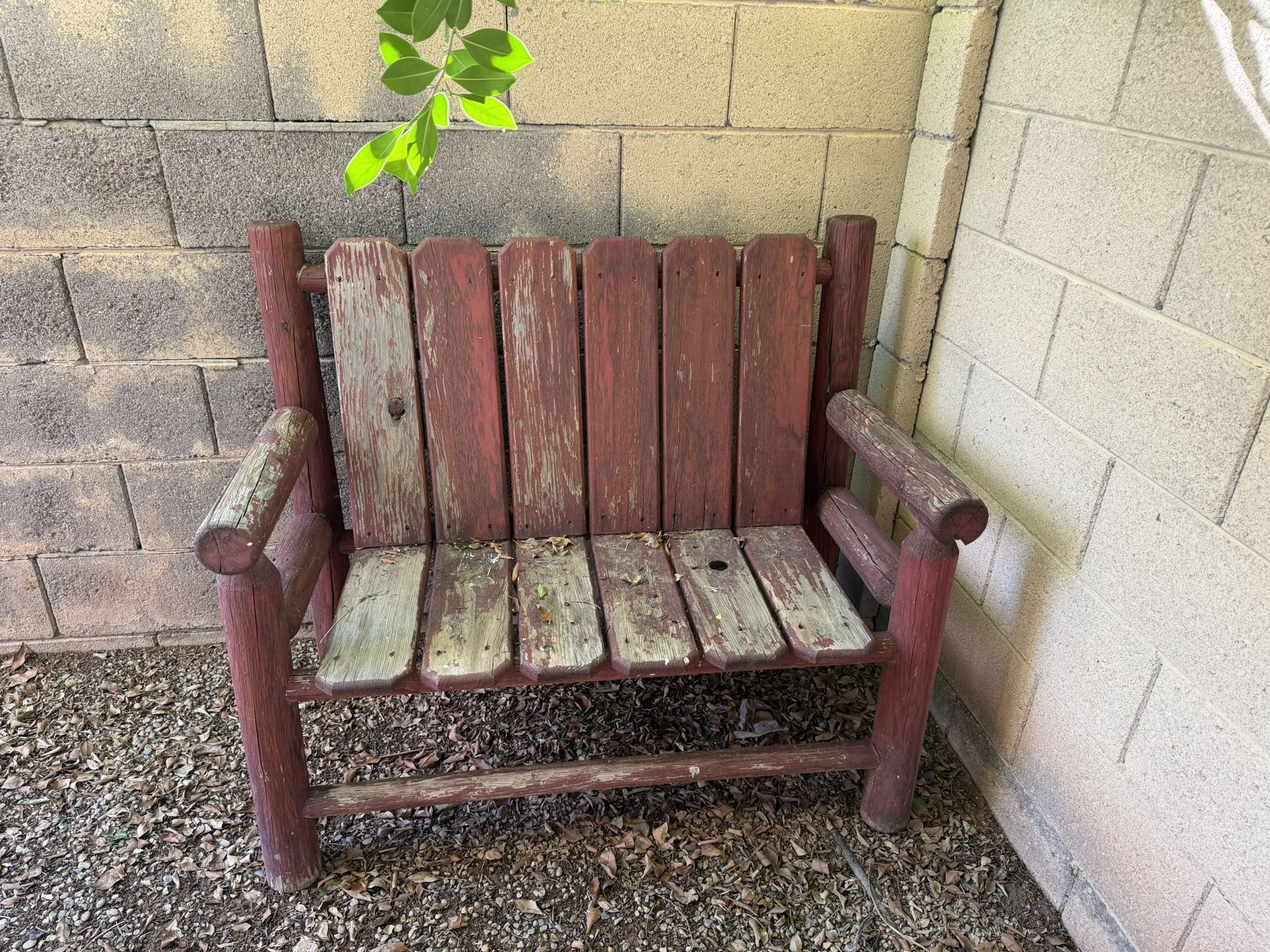 Outside Wooden Bench