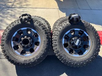 Ford F250 f350 Tremor rims/tires 18” Goodyear Duratrac 285/75/18
