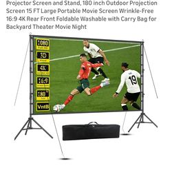 180” - 15ft Outdoor Projection Screen