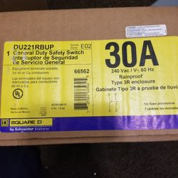 30 A Square D Disconnect
