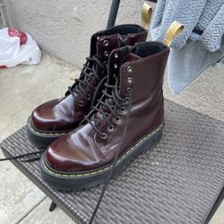 Jadon Cherry Red Dr. Martens