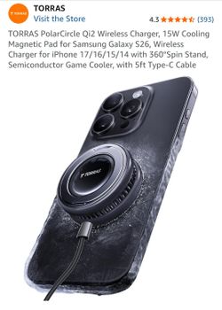 Torras PolarCircle Qi2 wireless charger