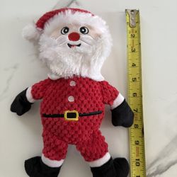 Dog Squeaky Toy Squeaker Play Presents Cats Dogs Stuffed Animal Soft Chewing Toy Santa