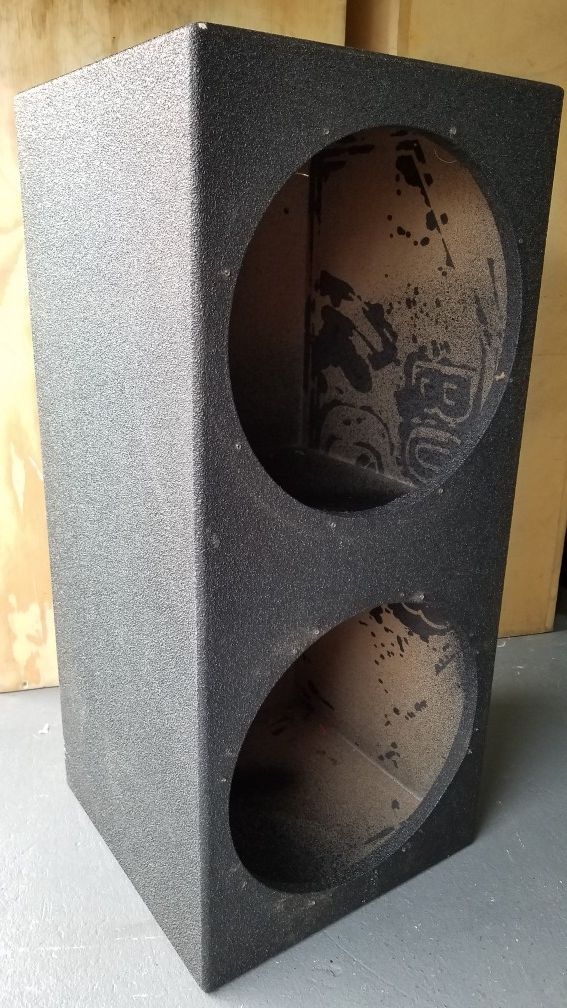 Pro box speaker box cajon de bocinas fits 2 15 subs